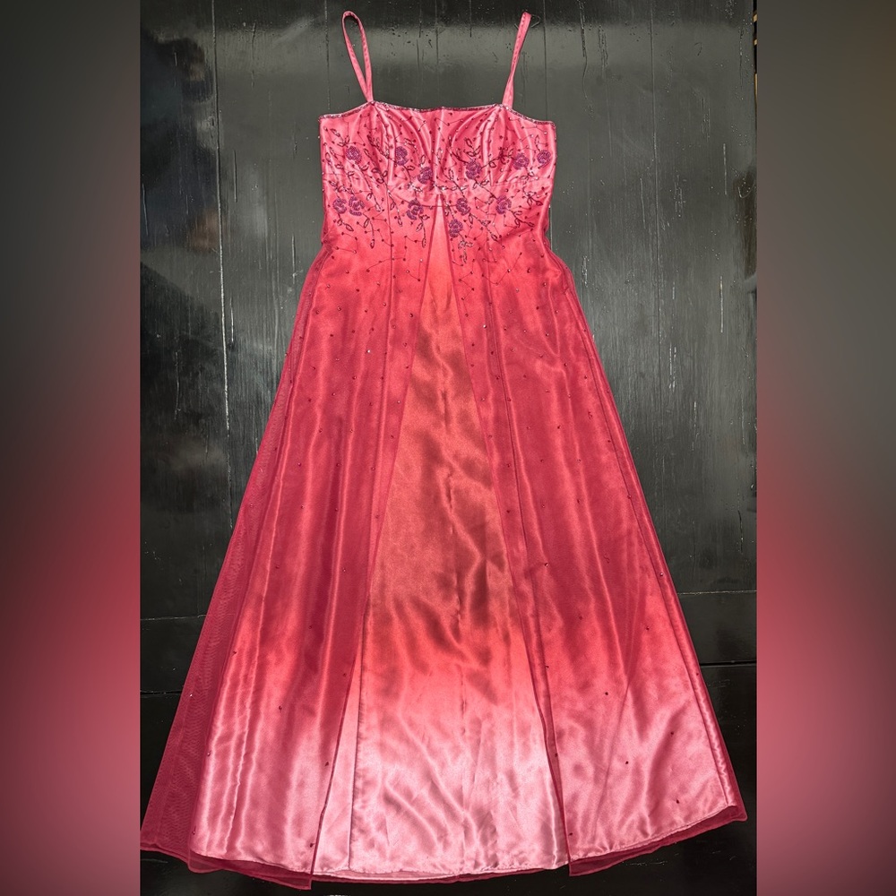 Elegant Red Evening Gown
